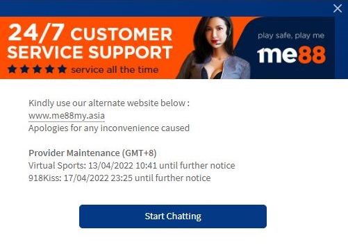 me88-Customer-Support-Live-Chat