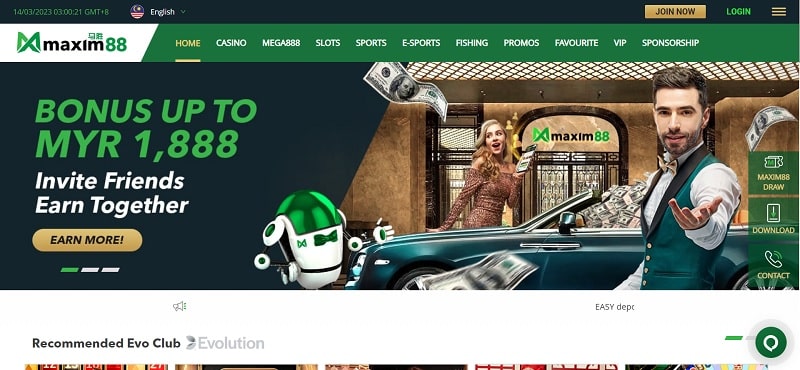 Maxim88-E-Wallet-Casino-Online-Malaysia